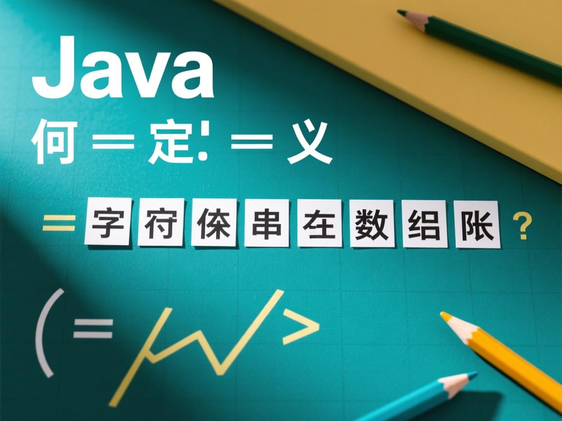 Java如何定义字符串数组?