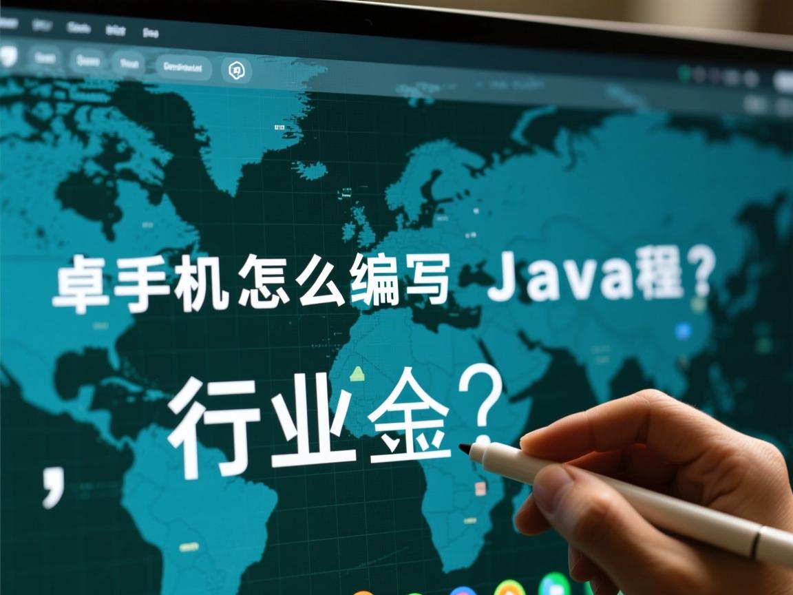 安卓手机怎么编写Java程序?