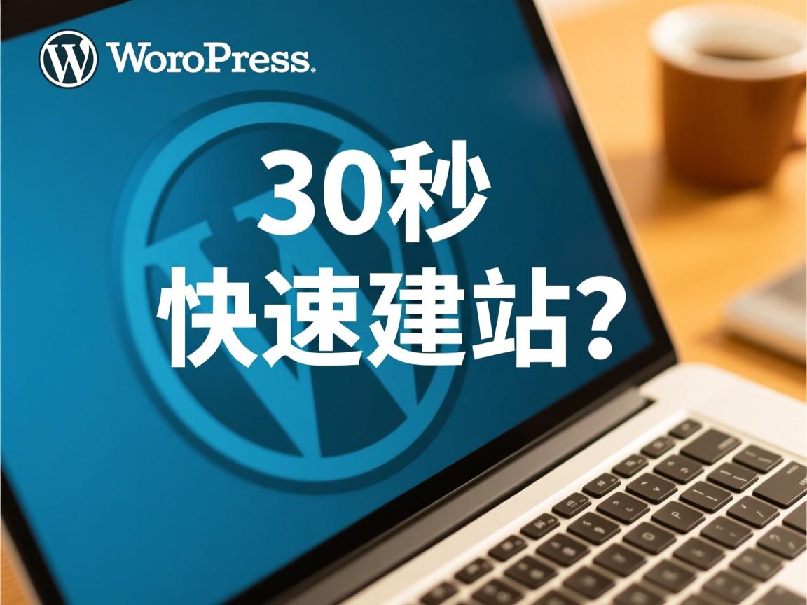 WordPress如何30秒快速建站？