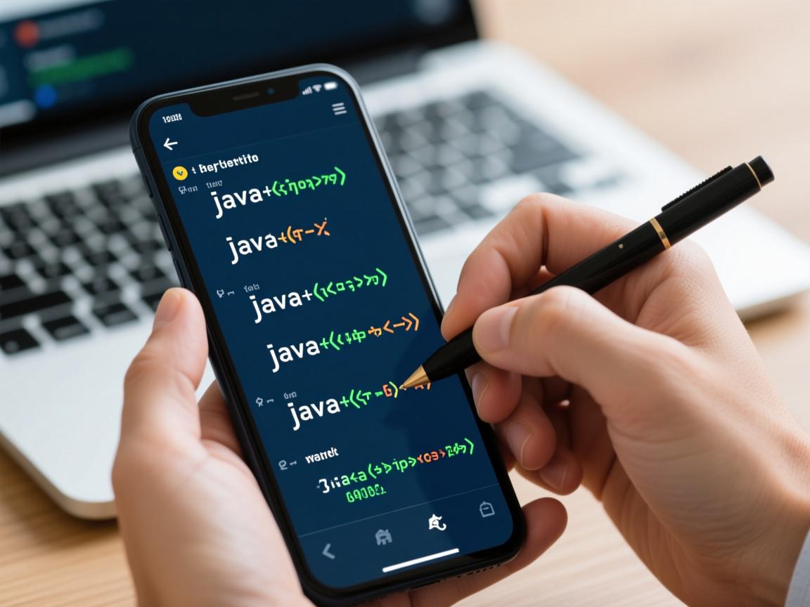 如何在手机写Java程序
