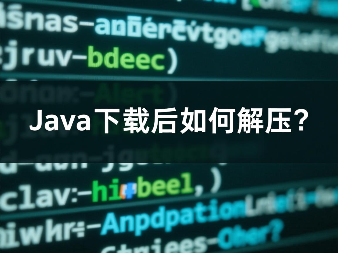 Java下载后如何解压？  第2张