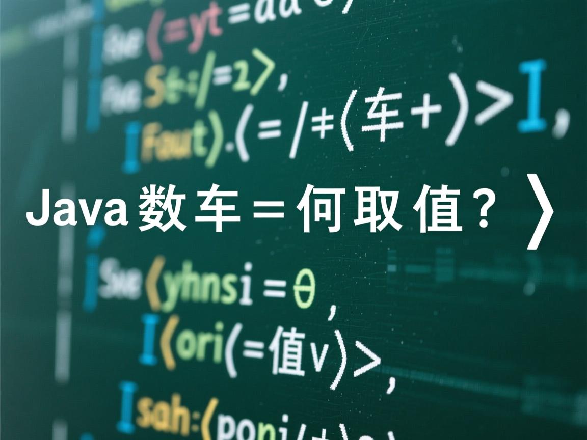 Java数组如何取值?