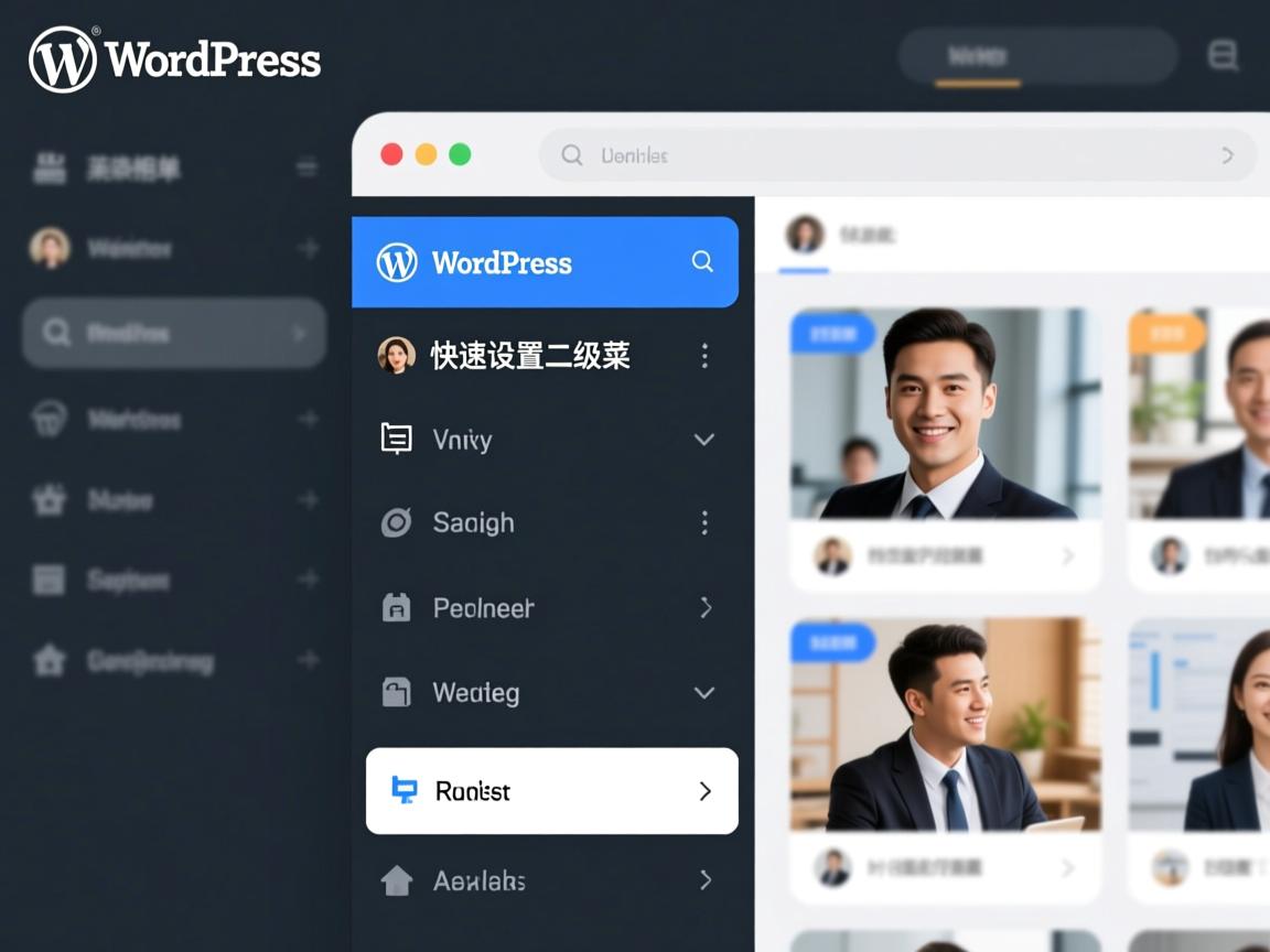 WordPress如何快速设置二级菜单  第1张 WordPress如何快速设置二级菜单  第1张