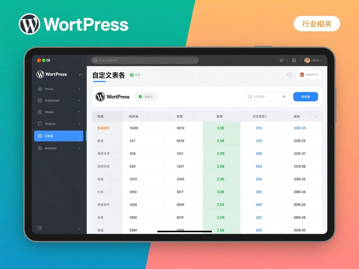 WordPress如何轻松自定义表格?  第2张 WordPress如何轻松自定义表格?  第2张