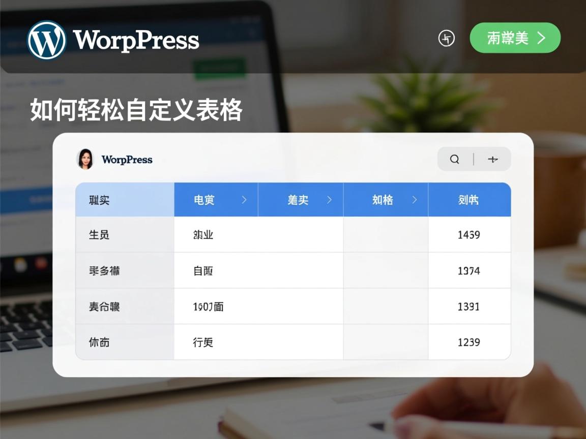 WordPress如何轻松自定义表格?  第1张 WordPress如何轻松自定义表格?  第1张