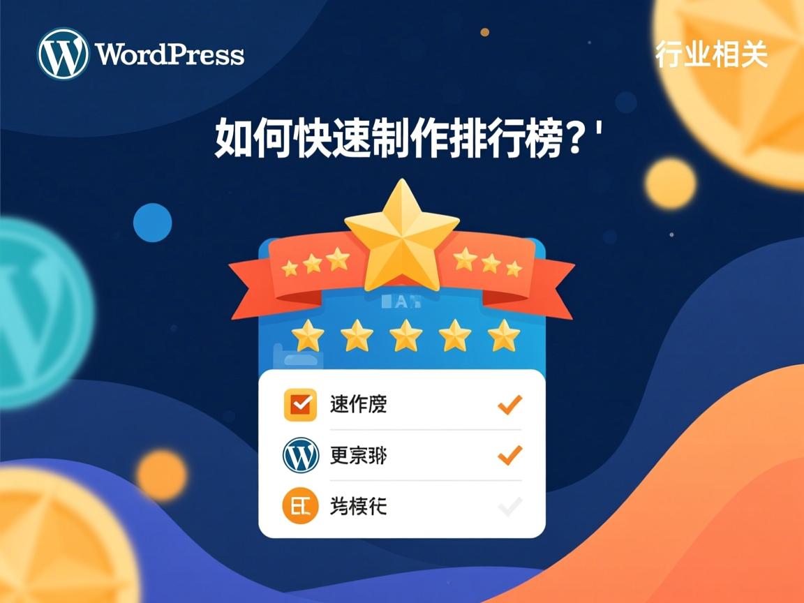 WordPress如何快速制作排行榜  第1张 WordPress如何快速制作排行榜  第1张