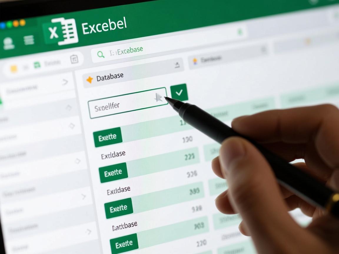 Excel如何筛选数据库数据？