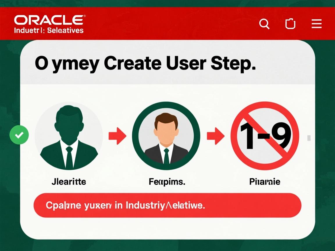 Oracle如何创建用户步骤
