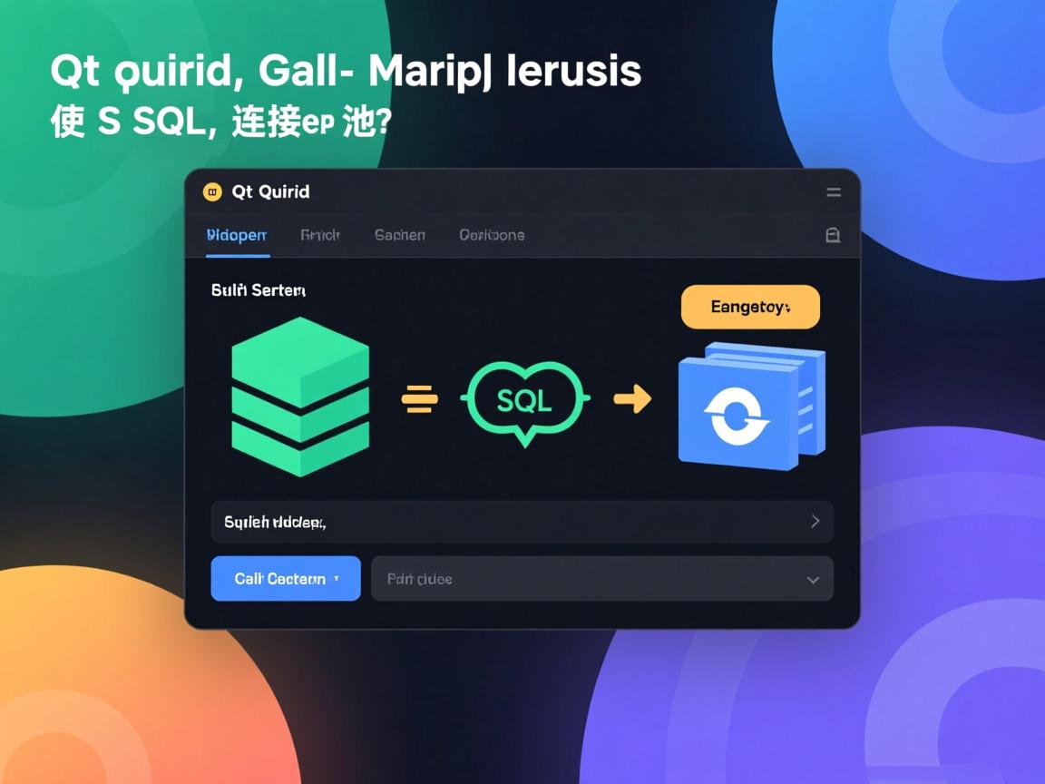如何在Qt中使用SQL数据库连接池?  第3张 如何在Qt中使用SQL数据库连接池?  第3张