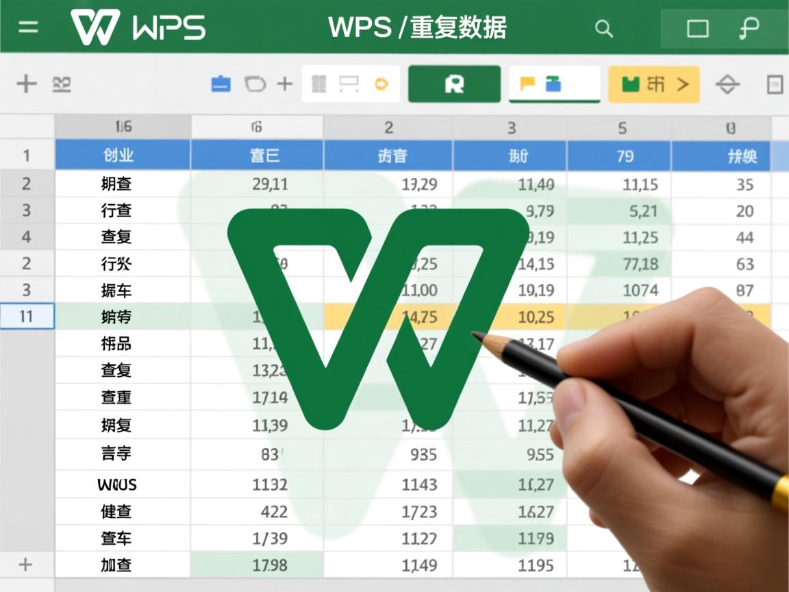 WPS表格如何查重复数据?  第3张 WPS表格如何查重复数据?  第3张