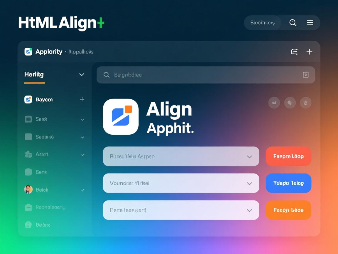如何设置HTML align属性?  第3张 如何设置HTML align属性?  第3张
