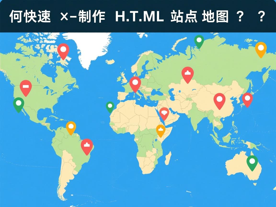 如何快速制作HTML站点地图?  第3张 如何快速制作HTML站点地图?  第3张