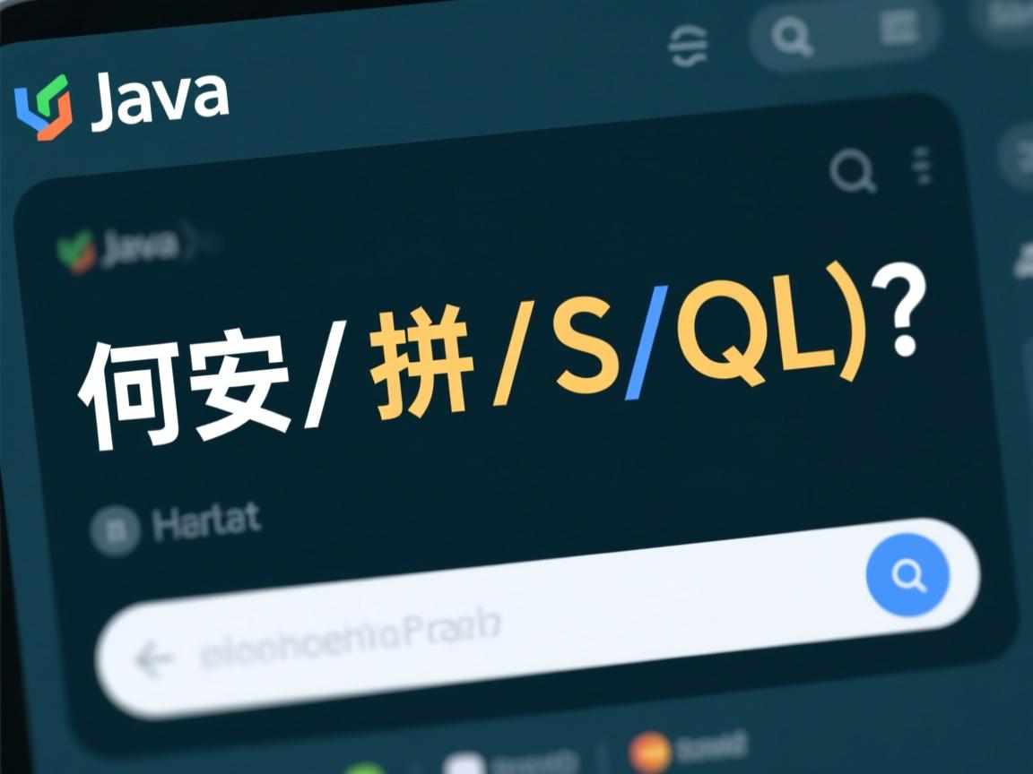 Java如何安全拼接SQL语句?  第1张 Java如何安全拼接SQL语句?  第1张