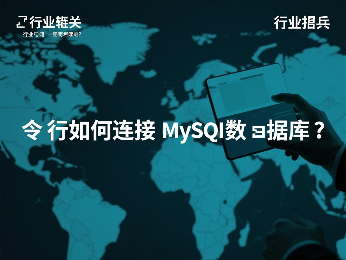 命令行如何连接MySQL数据库？