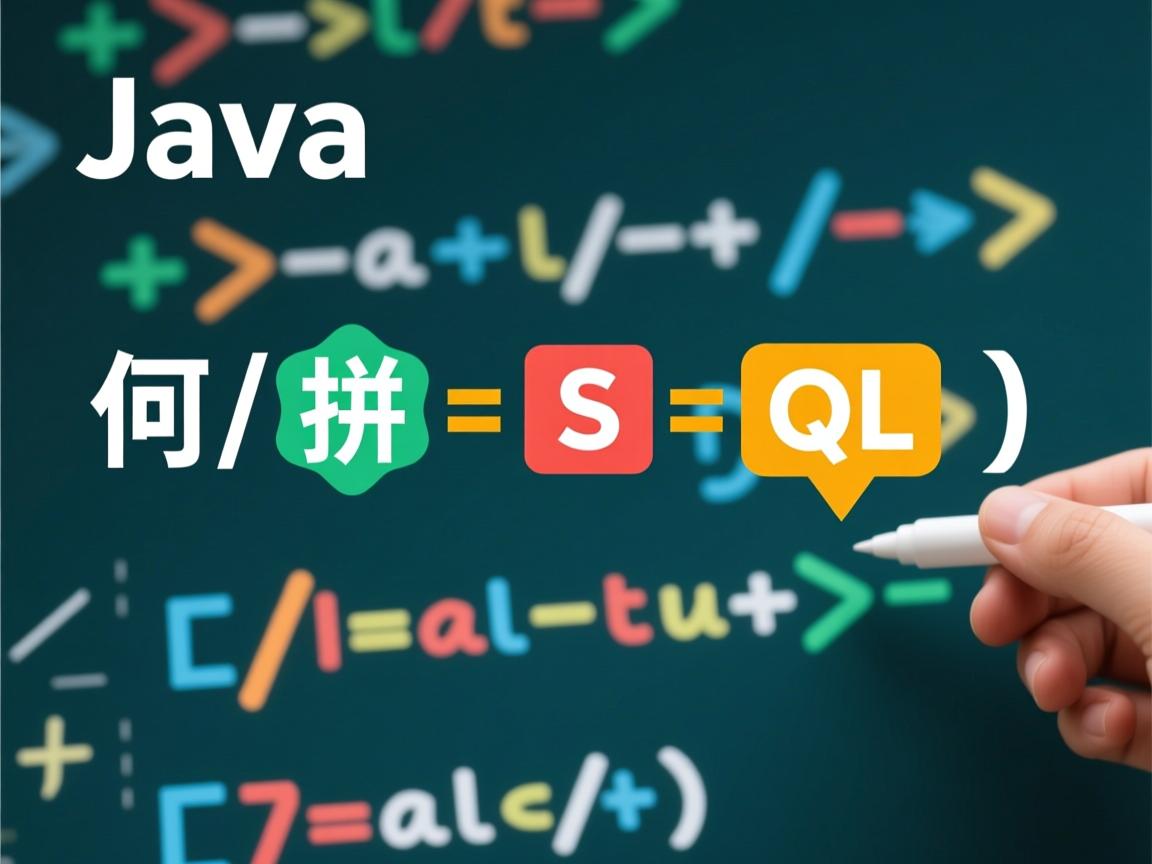 Java如何拼接SQL语句  第3张 Java如何拼接SQL语句  第3张