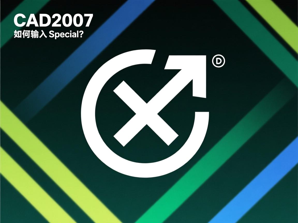 CAD2007如何输入特殊符号?  第3张 CAD2007如何输入特殊符号?  第3张