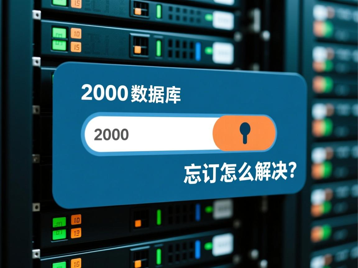 2000数据库密码忘了怎么解决?  第1张 2000数据库密码忘了怎么解决?  第1张
