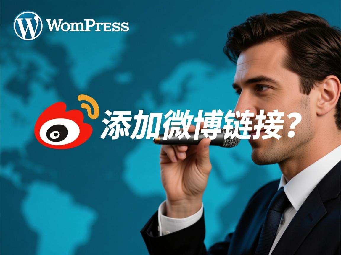 WordPress如何添加微博链接?  第3张 WordPress如何添加微博链接?  第3张