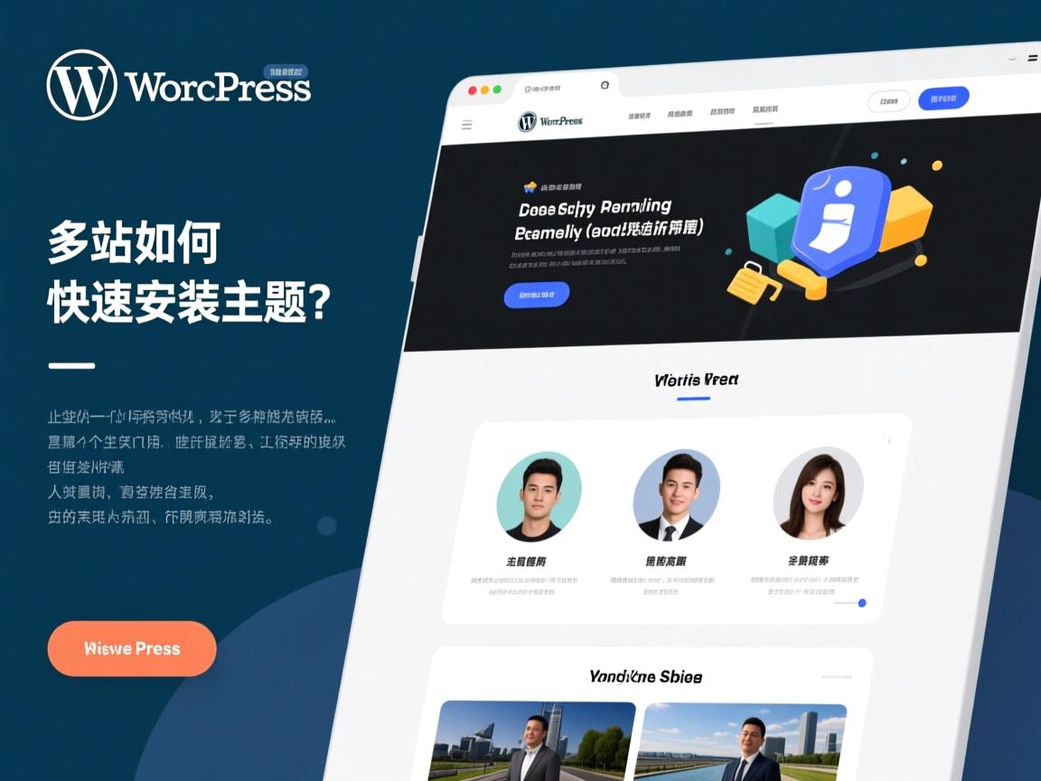 WordPress多站点如何快速安装主题?