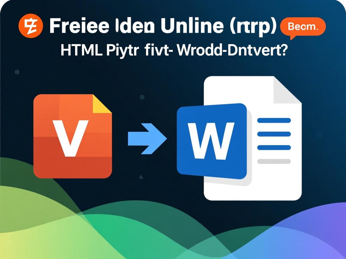 怎么免费在线转换HTML文件为Word文档?  第3张 怎么免费在线转换HTML文件为Word文档?  第3张