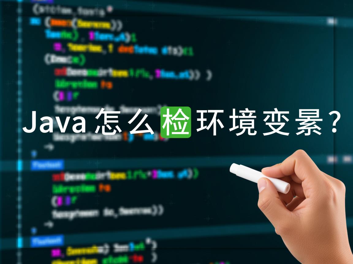 Java怎么检查环境变量?