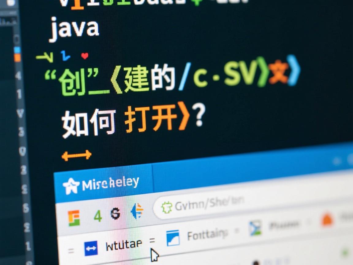 Java创建的CSV文件如何打开?