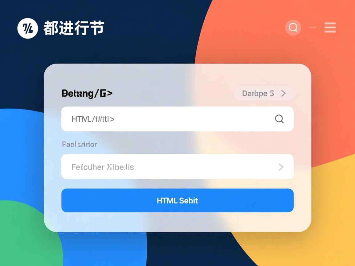 如何写HTML表单提交？