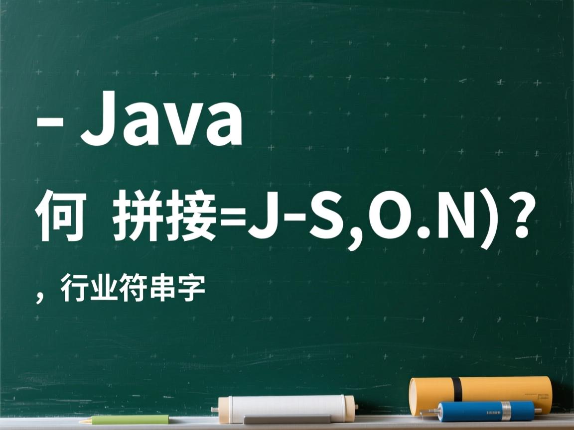Java如何拼接JSON字符串?  第3张 Java如何拼接JSON字符串?  第3张