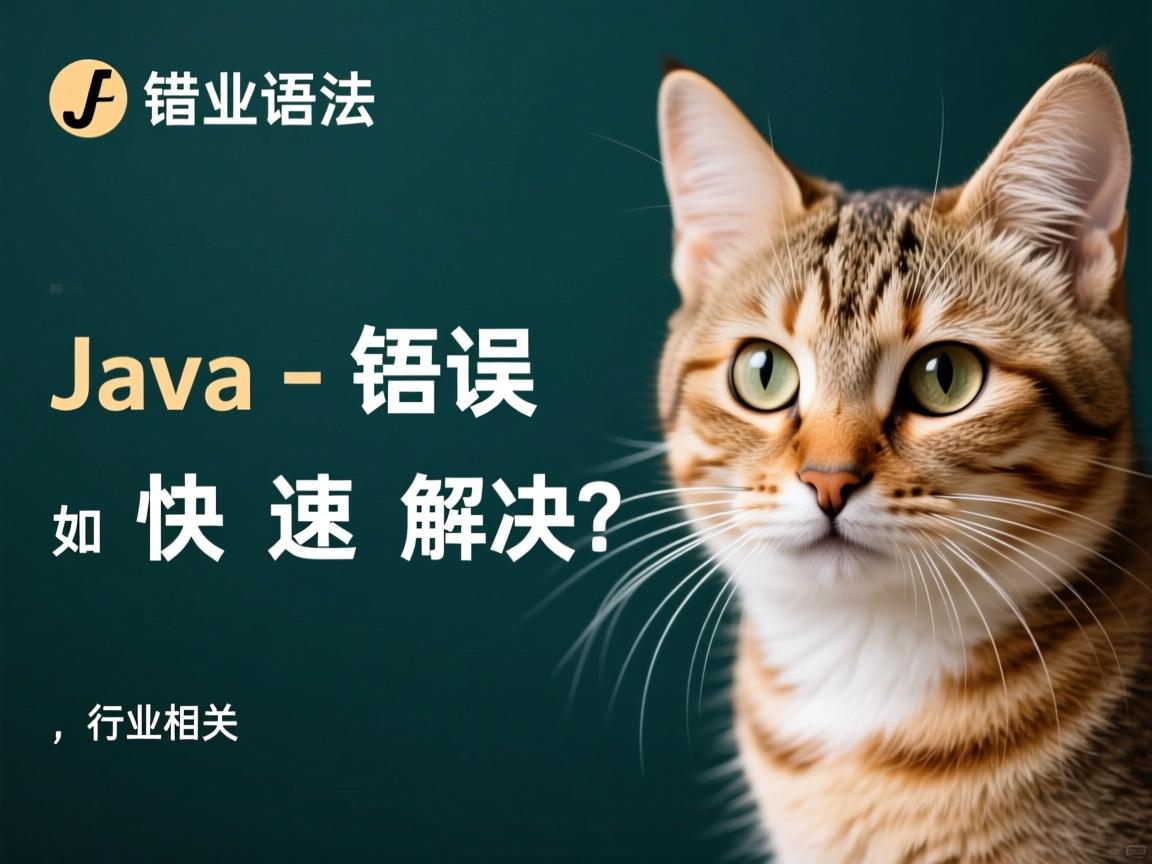 Java语法错误如何快速解决?  第2张 Java语法错误如何快速解决?  第2张