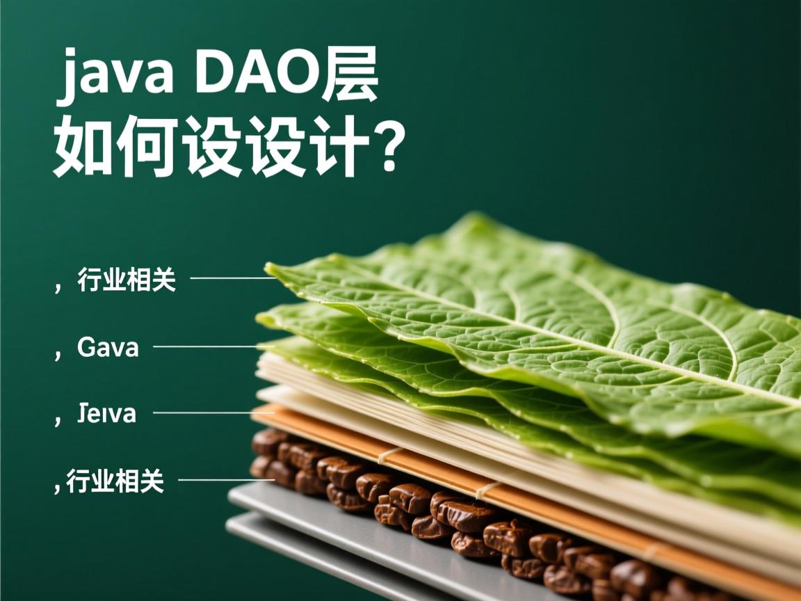 Java DAO层如何设计?  第3张 Java DAO层如何设计?  第3张