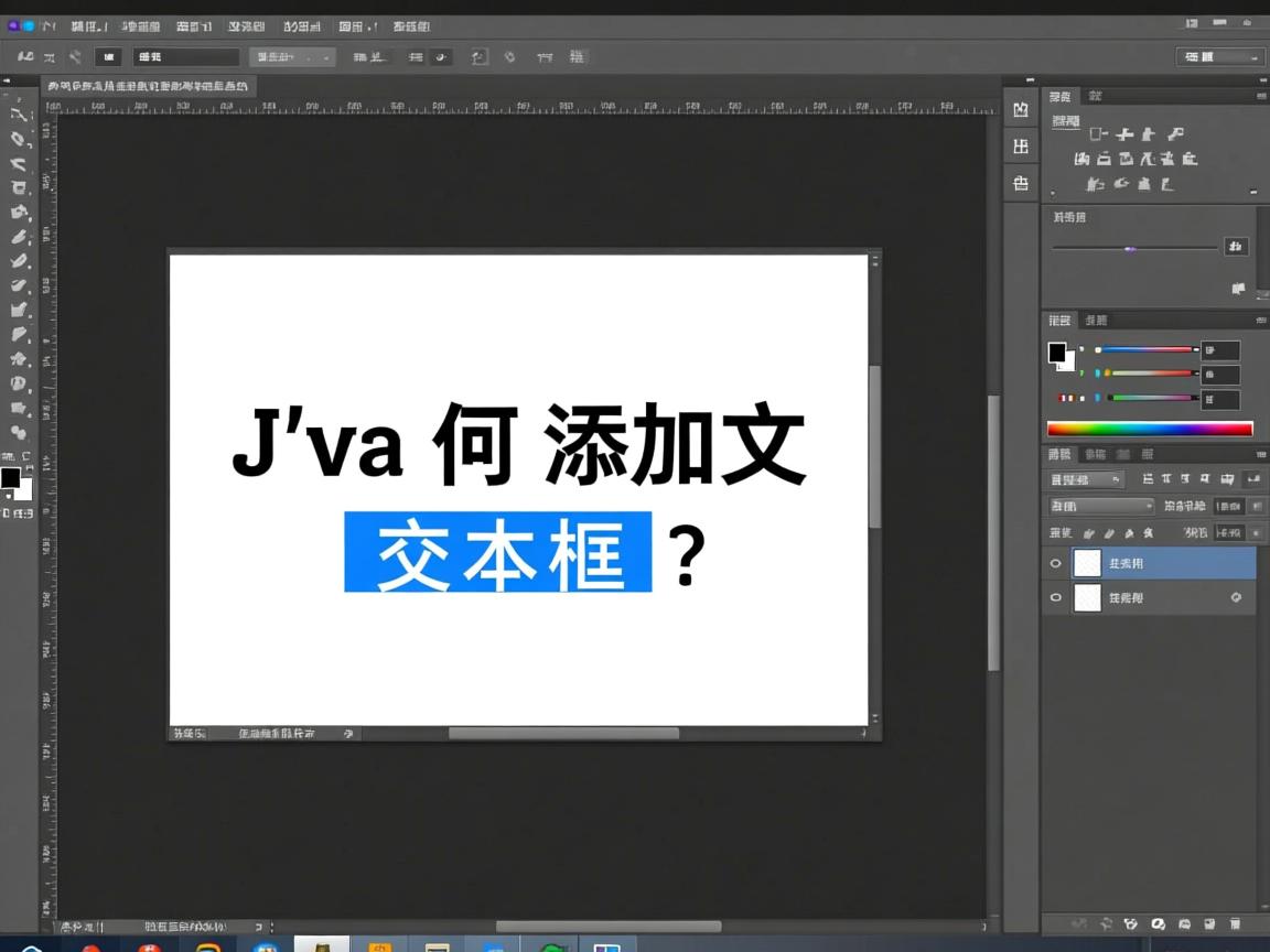 Java如何添加文本框？