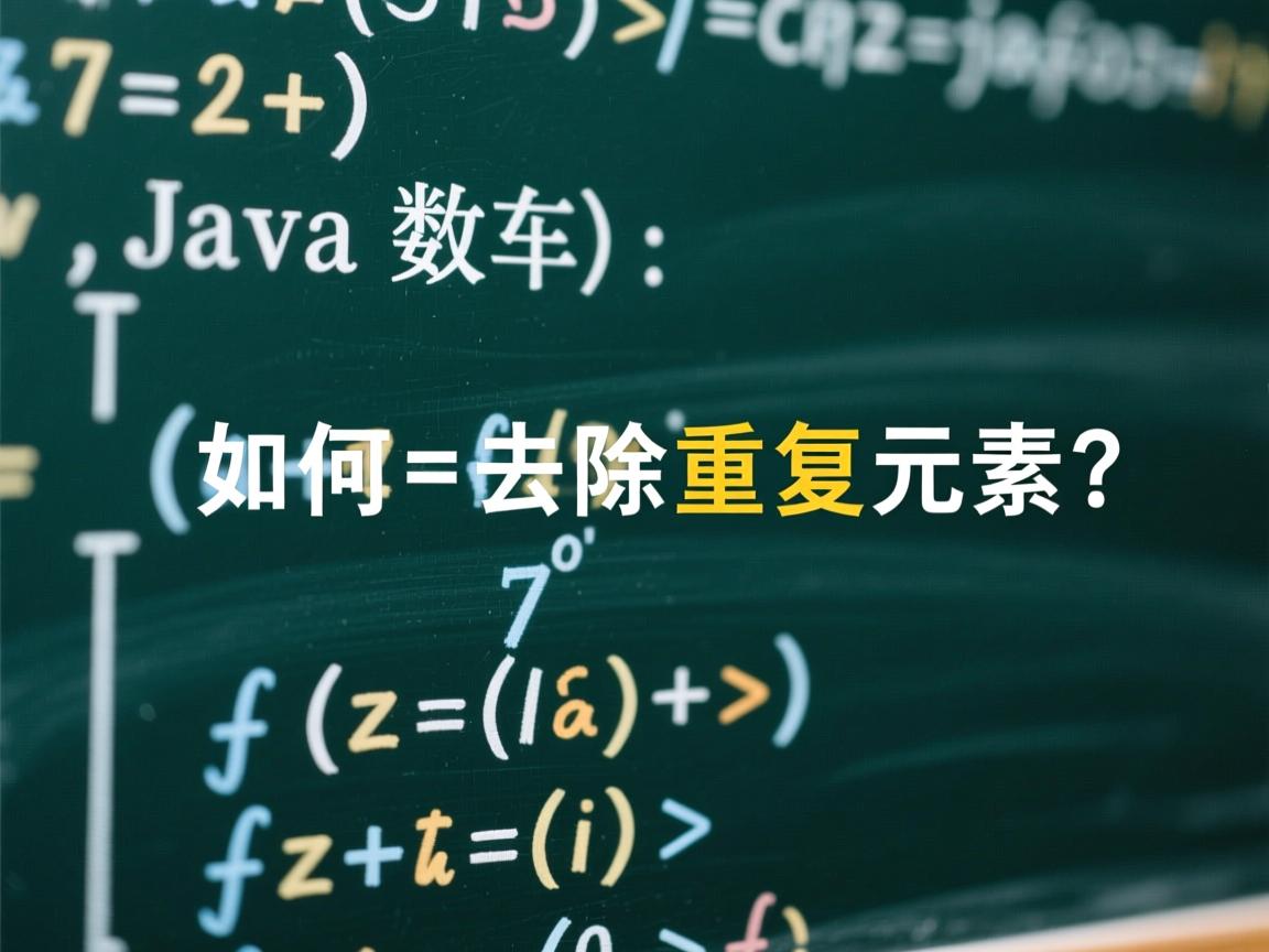 Java数组如何去除重复元素?  第3张 Java数组如何去除重复元素?  第3张