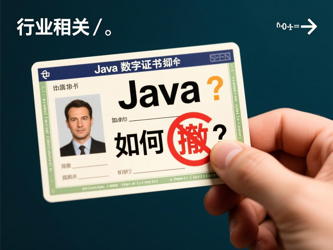 Java数字证书如何撤销?  第2张 Java数字证书如何撤销?  第2张