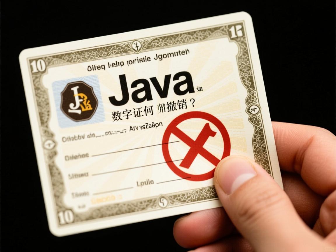 Java数字证书如何撤销?  第3张 Java数字证书如何撤销?  第3张