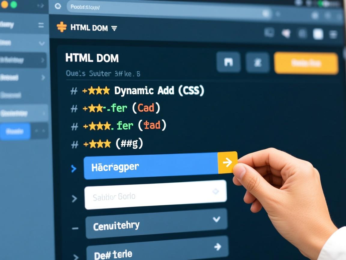 如何用HTML DOM动态添加CSS?  第1张 如何用HTML DOM动态添加CSS?  第1张