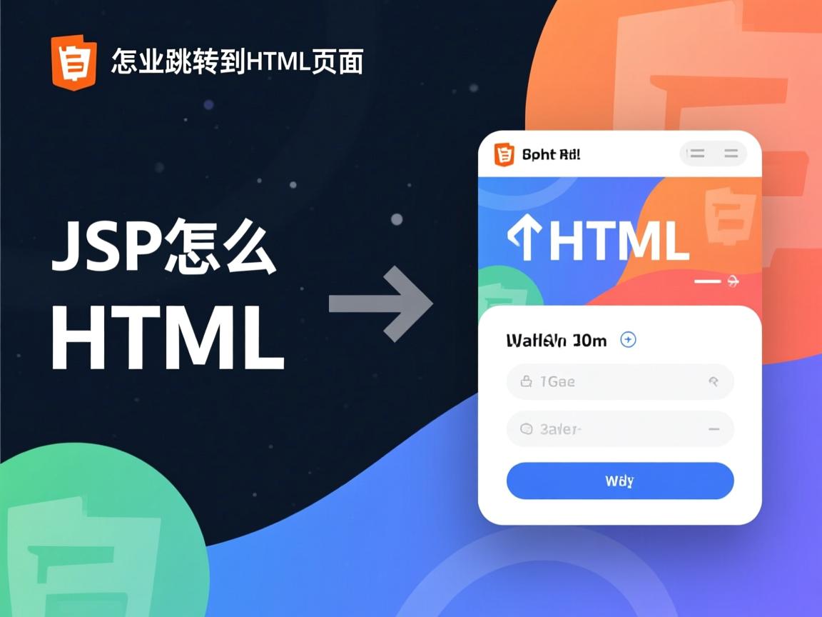 JSP怎么跳转到HTML页面  第1张 JSP怎么跳转到HTML页面  第1张