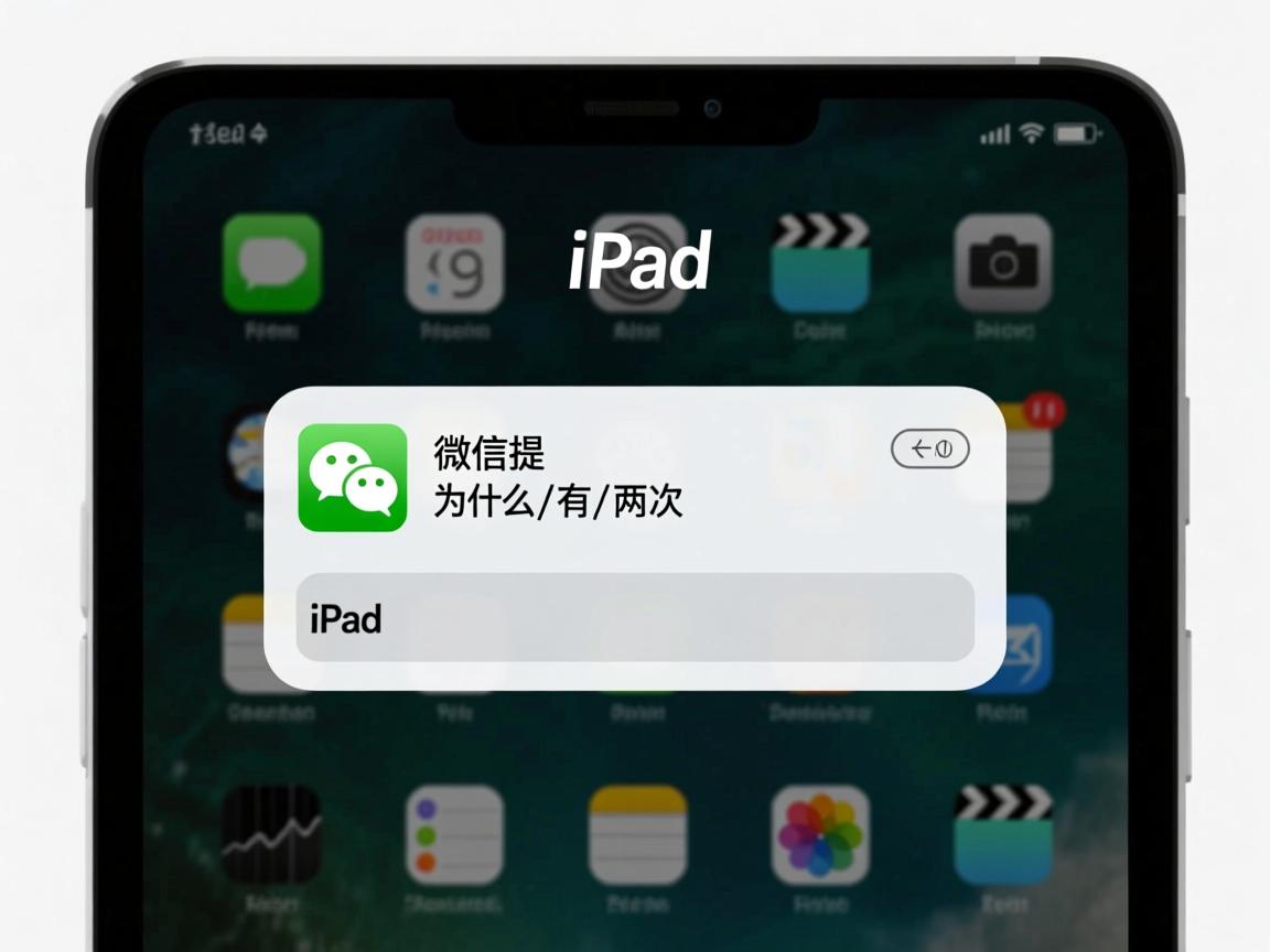 ipad微信提示为什么有两次  第2张 ipad微信提示为什么有两次  第2张