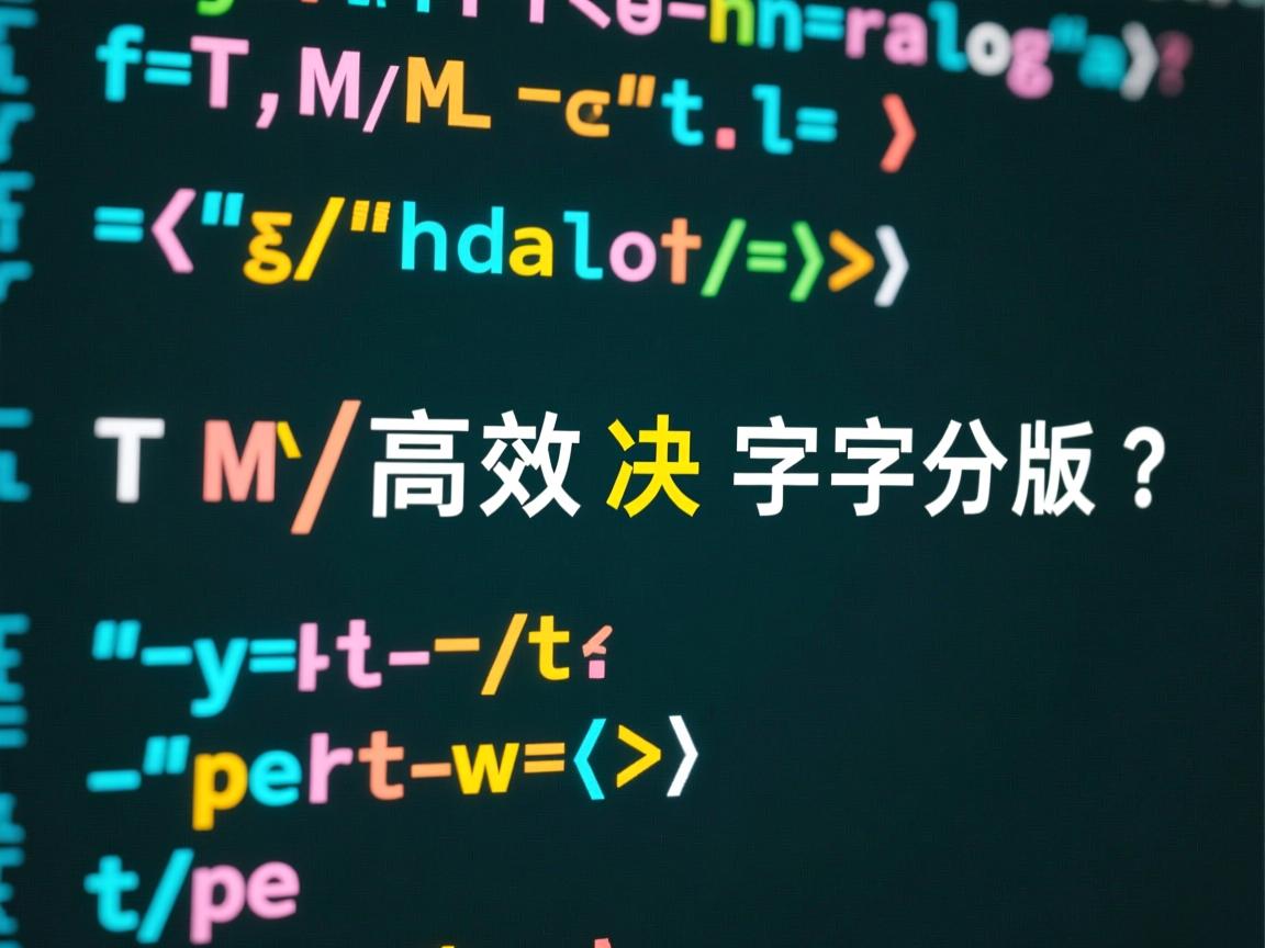 HTML如何高效解决字符分段?  第1张 HTML如何高效解决字符分段?  第1张