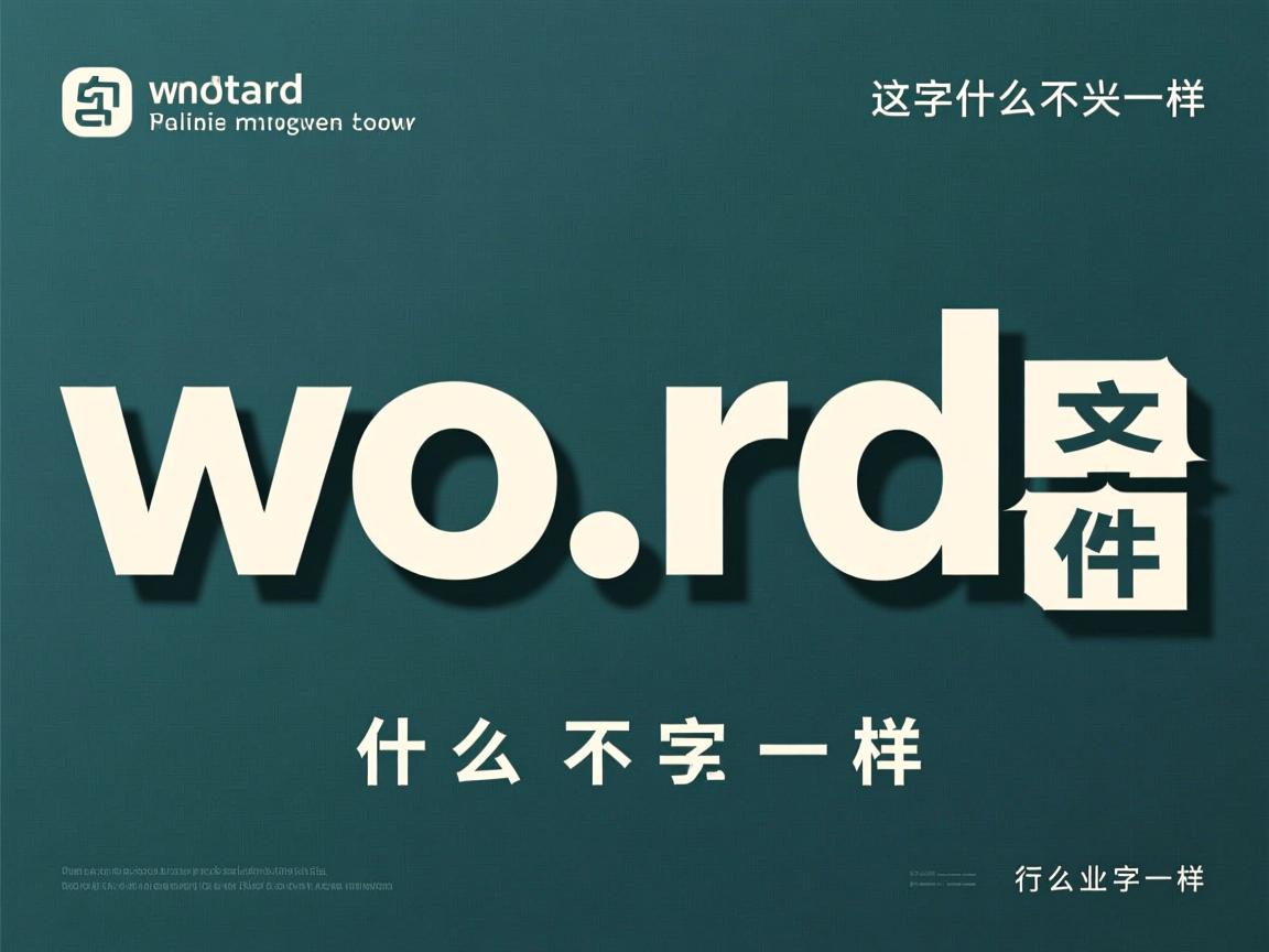 word文件字体为什么不一样 第1张 word文件字体为什么不一样 第1张