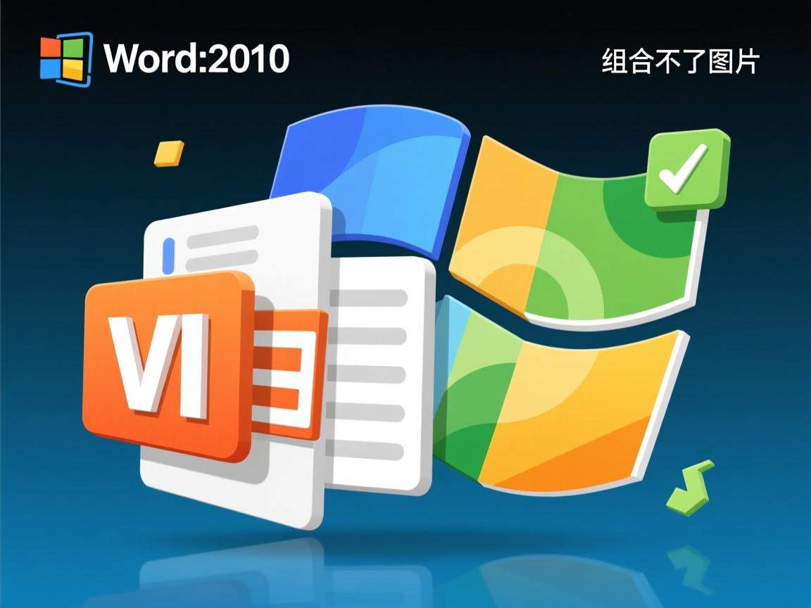 为什么word2010组合不了图片  第1张
