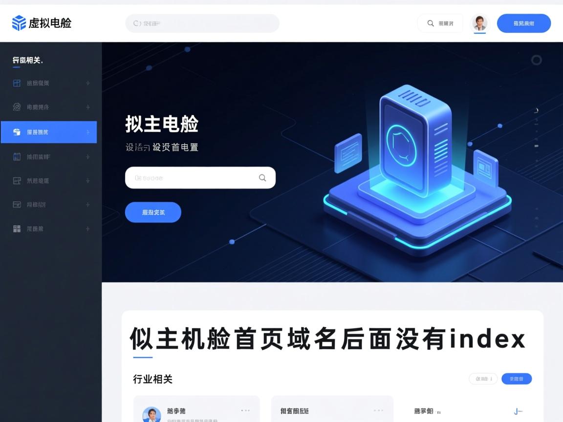 虚拟主机设置首页域名后面没有index  第1张 虚拟主机设置首页域名后面没有index  第1张