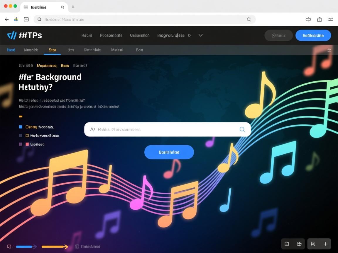 HTML如何为网页添加背景音乐?
