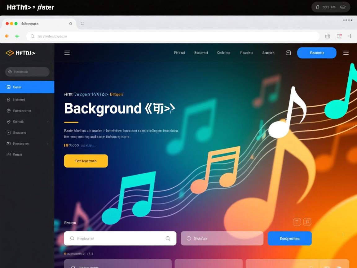 HTML如何为网页添加背景音乐?  第3张 HTML如何为网页添加背景音乐?  第3张