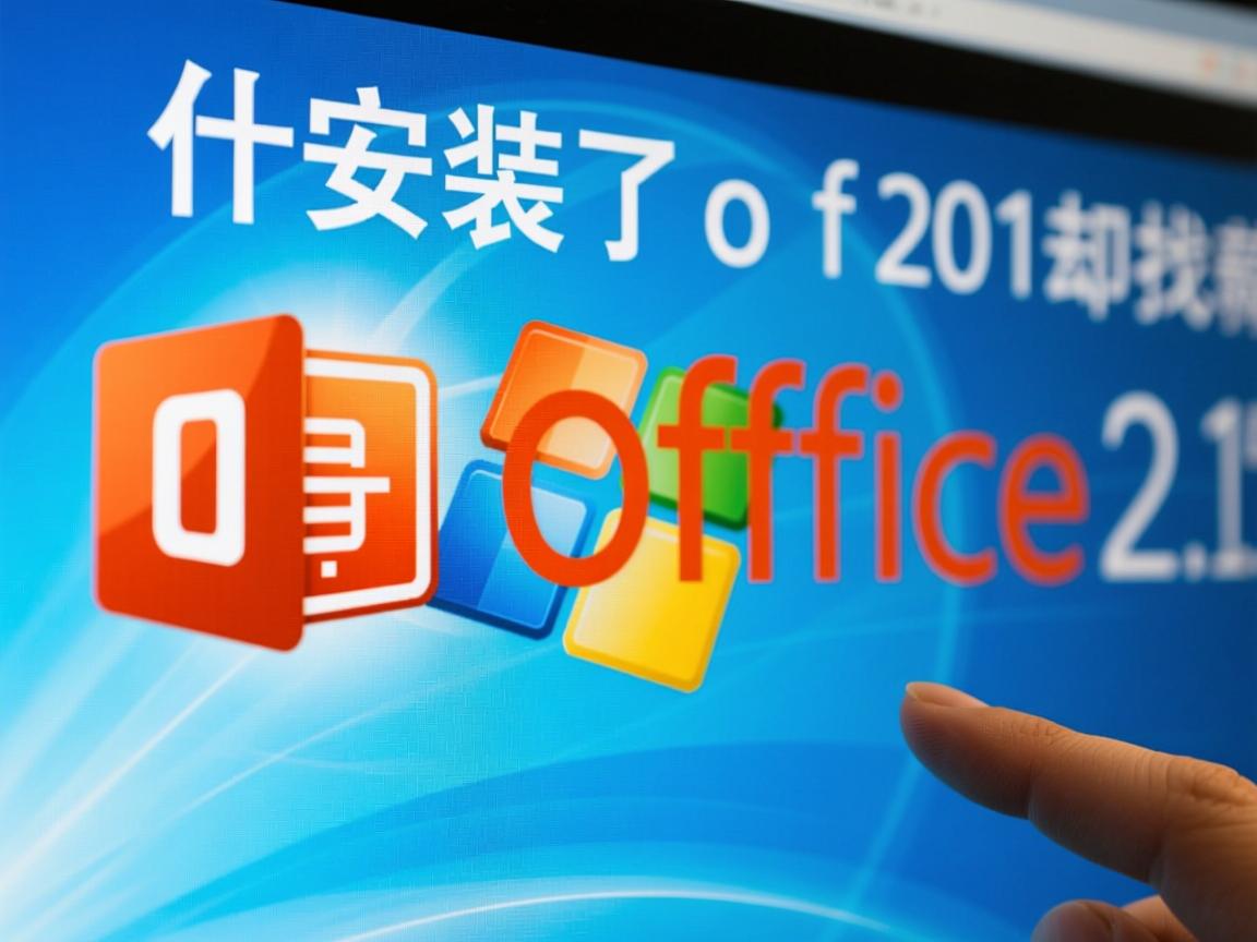 为什么安装了office2010却找不到  第1张 为什么安装了office2010却找不到  第1张