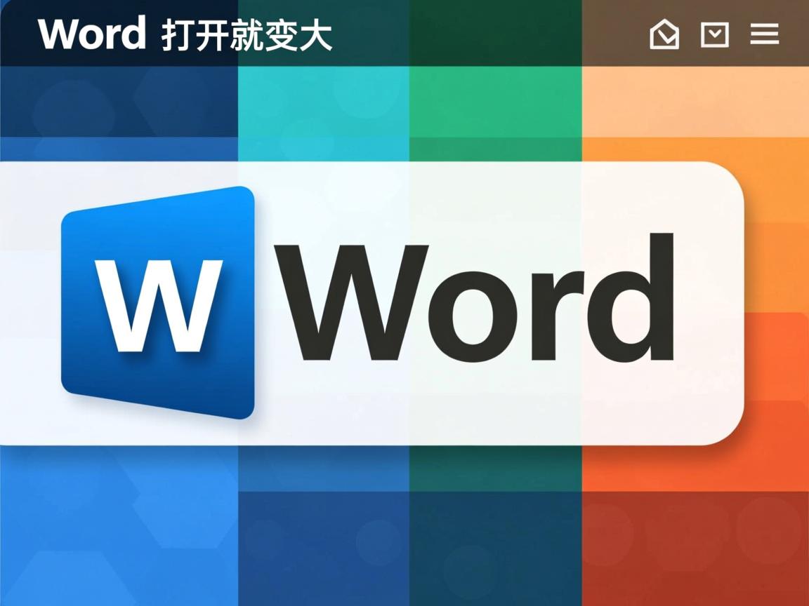 为什么word一打开就变大  第2张 为什么word一打开就变大  第2张
