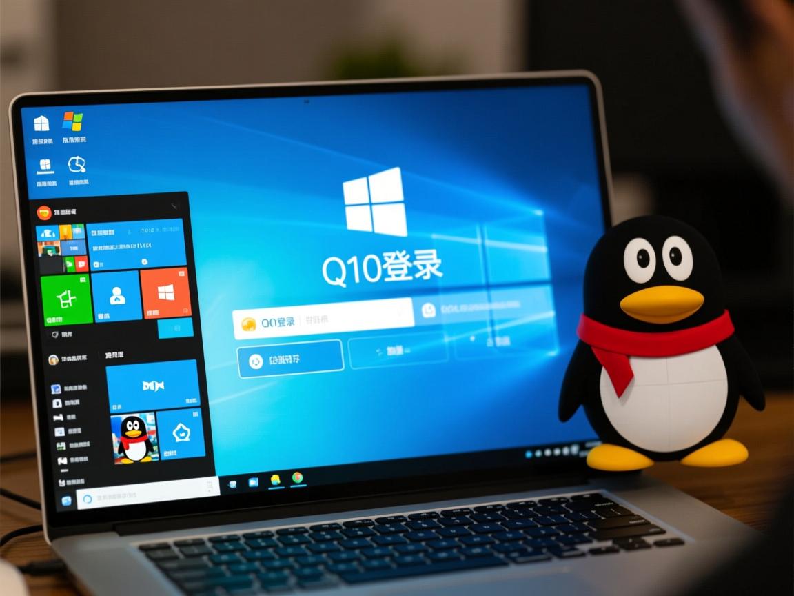 为什么QQ是显示w10登陆  第1张