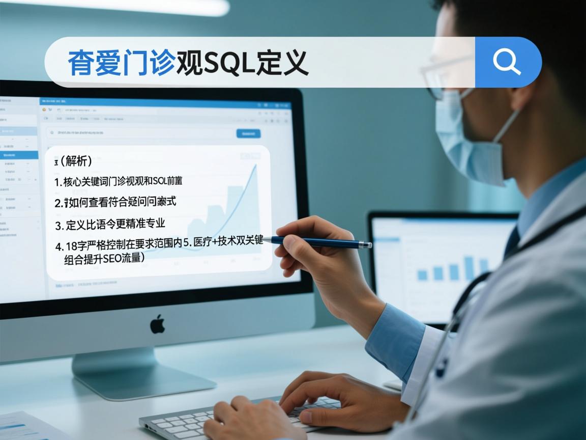 如何查看门诊视图SQL定义？，（解析，1. 核心关键词门诊视图和SQL前置突出搜索意图 2. 如何查看符合疑问句式且带解决方案导向 3. 定义比语句更精准专业 4. 18字严格控制在要求范围内 5. 医疗+技术双关键词组合提升SEO流量）  第3张