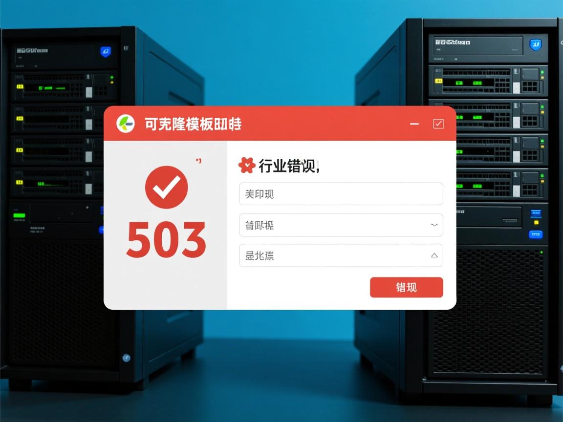 vm虚拟主机克隆模板时出现503错误  第1张 vm虚拟主机克隆模板时出现503错误  第1张