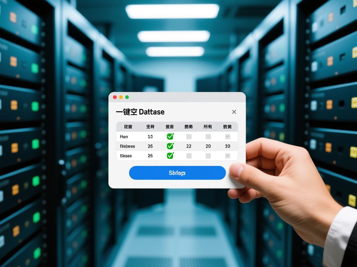 如何一键清空数据库所有表？