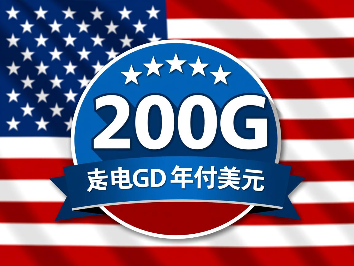 美国虚拟主机200G年付美元  第1张